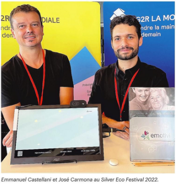 Emmanuel CASTELLANI et José CARMONA au Festival Silver Eco 2022 à Cannes